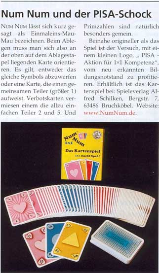 Bericht über NumNum in spielbox